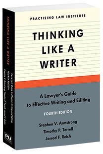 Thinking like a writer a lawyers guide to effective writing editing 1. - Catalogo degli strumenti musicali dell'accademia filarmonica di verona.
